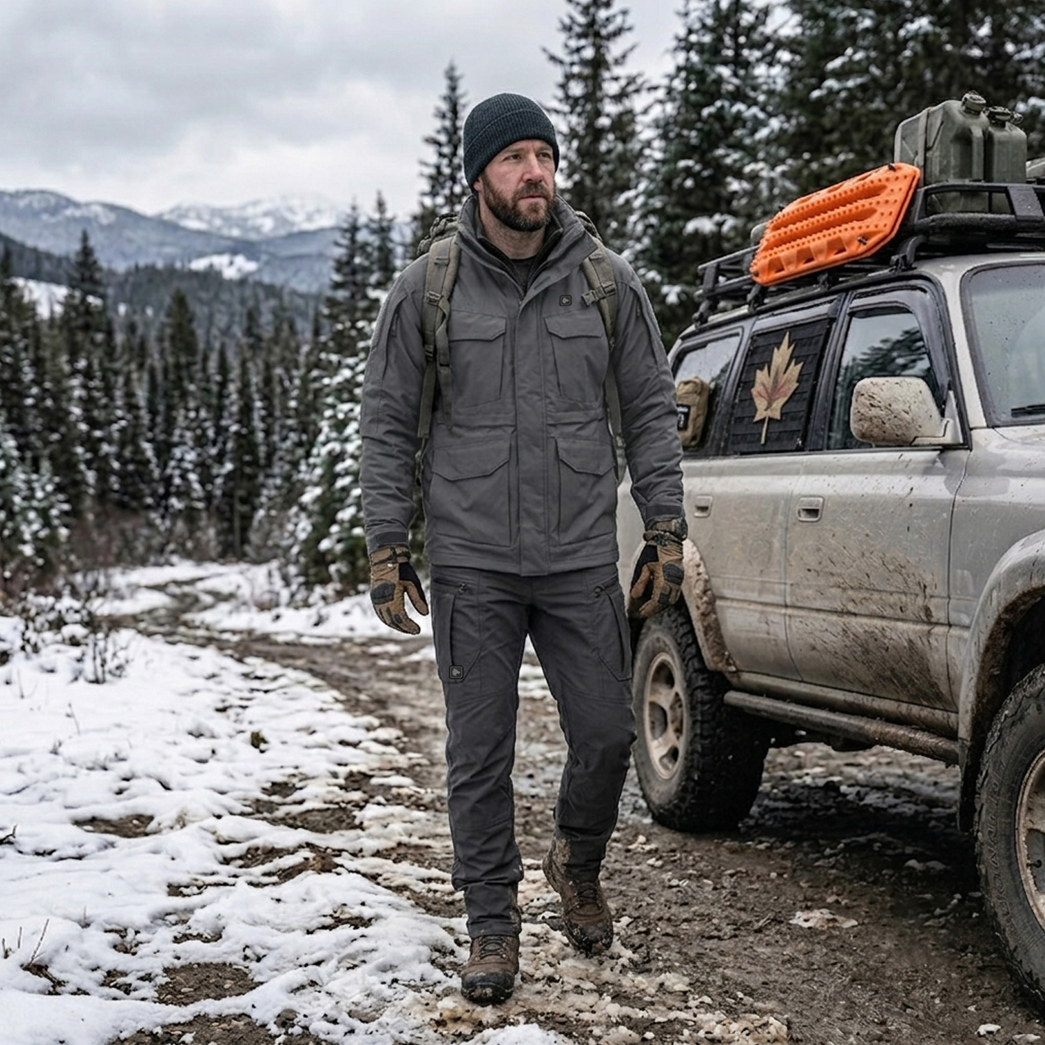 Leaf Hardshell Pant - Dark Gray - Imagen 2